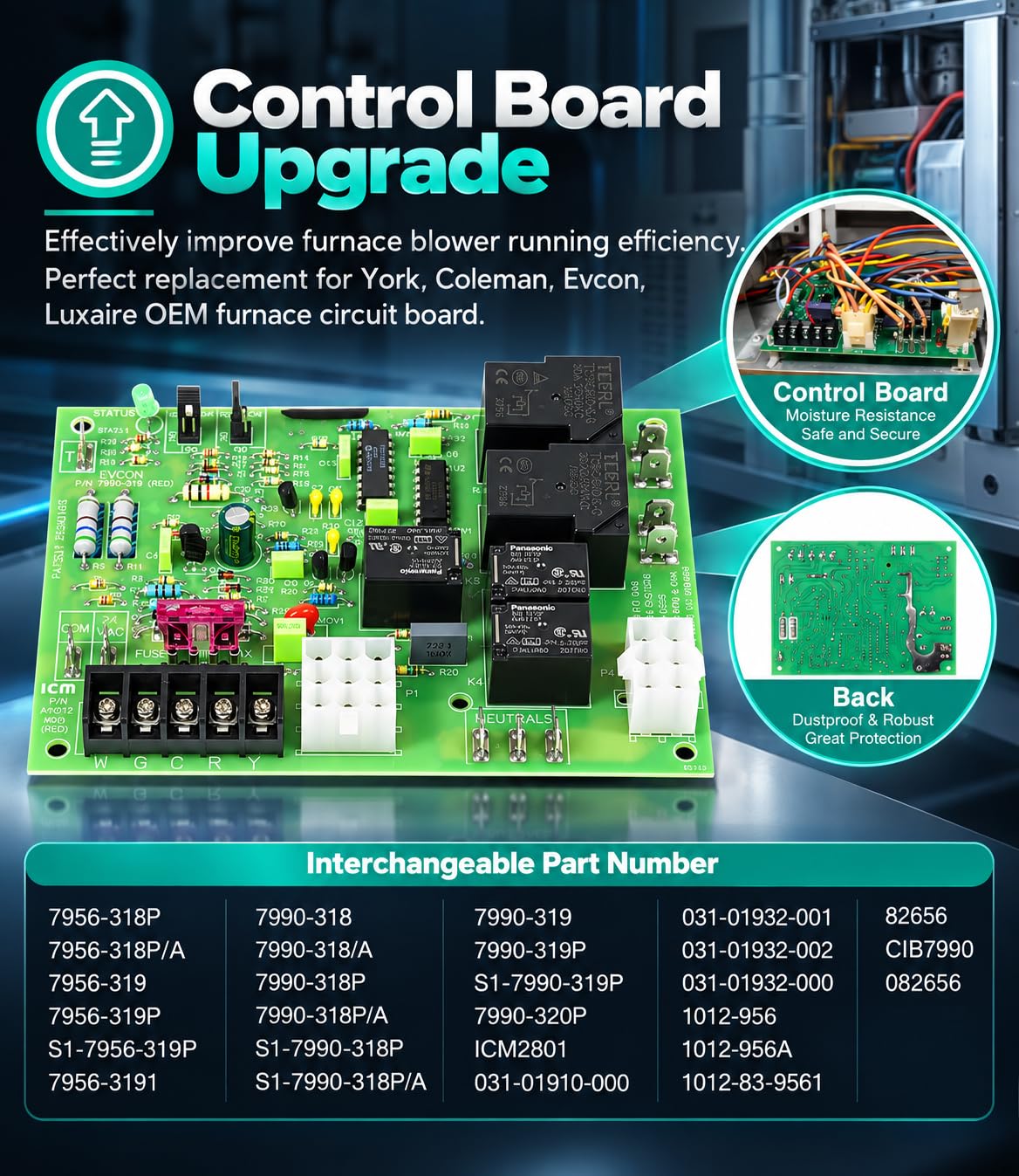 Amazon.com: S1-7990-319P Furnace Control Circuit Board, OEM